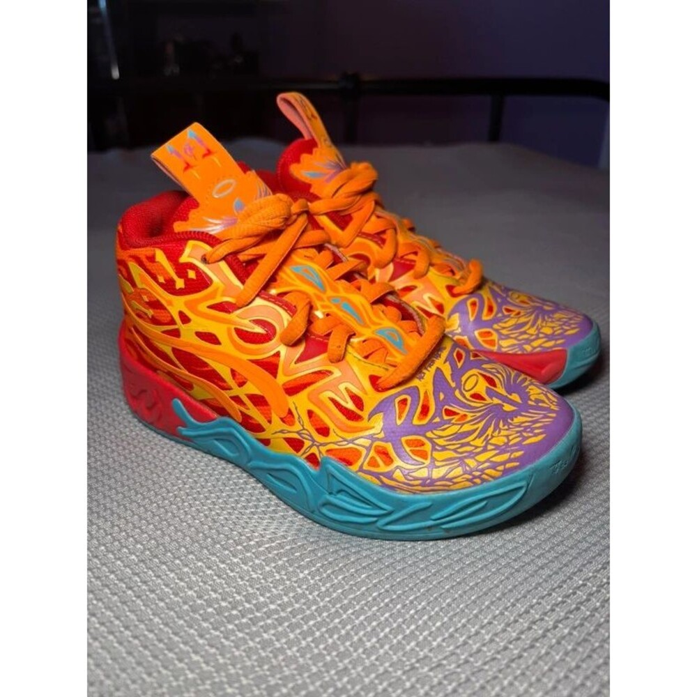 PUMA x LaMelo Ball MB.04 "Phoenix" basketball athletic sneaker toddler boy 12C